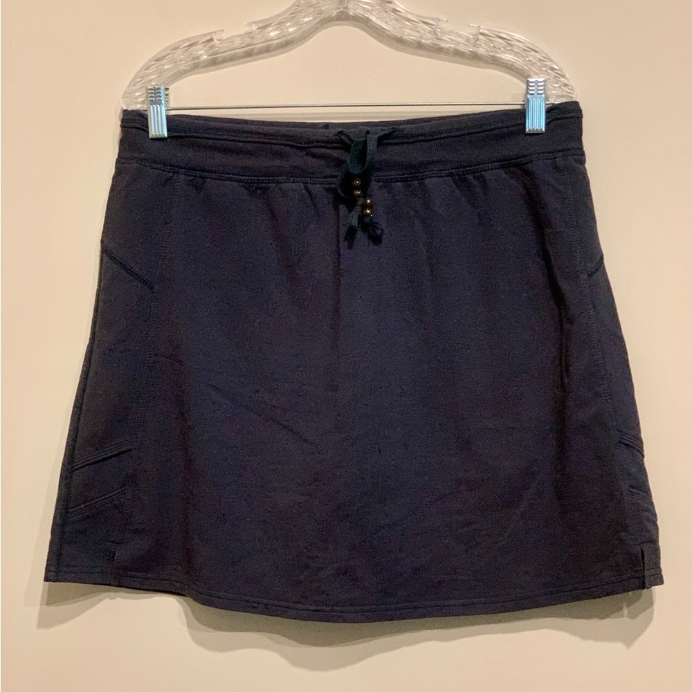 Blue skirt with built in shorts